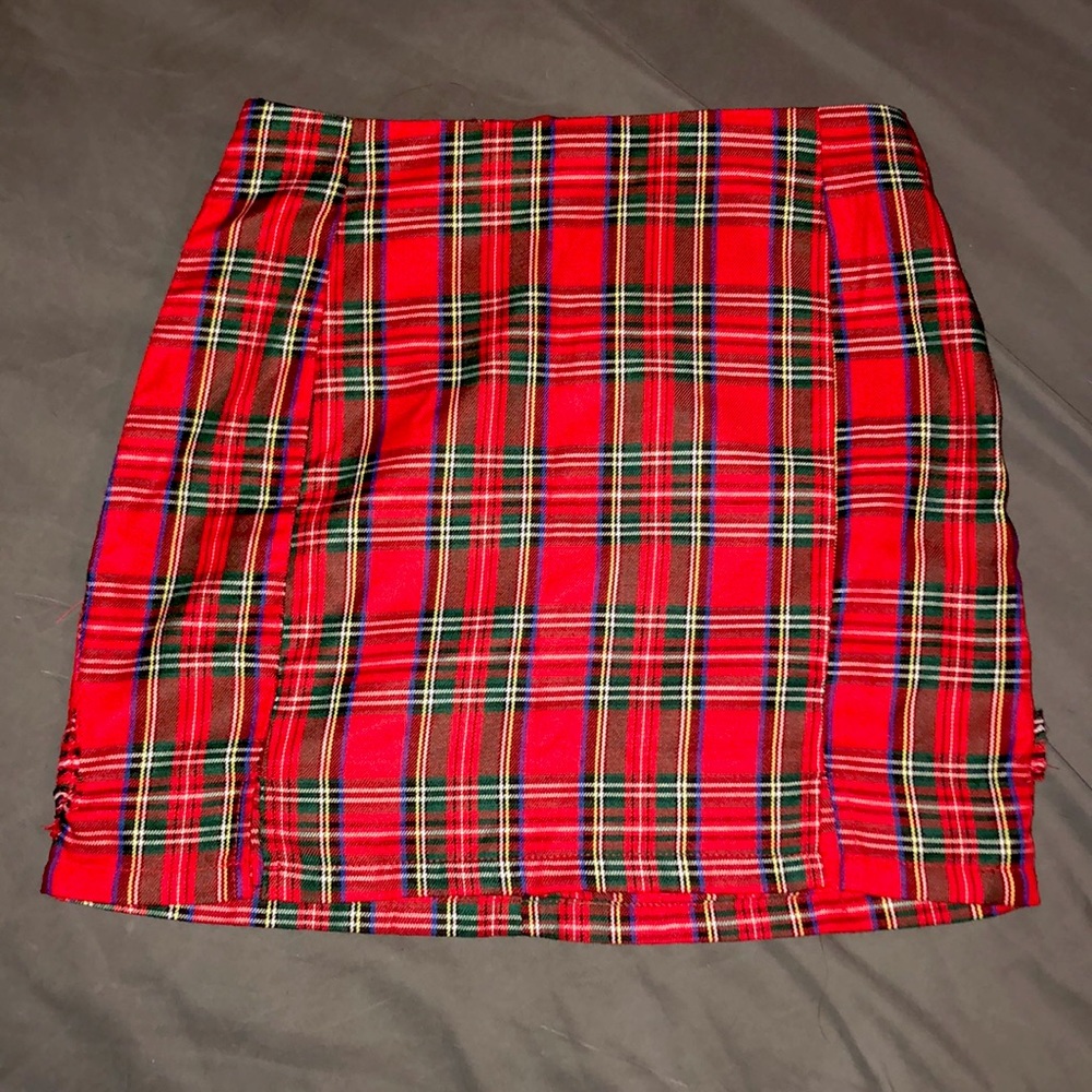 Plaid Mini Skirt